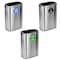 Alpine Industries Trash Can, Satin Alum/Satin Alum, Stainless Steel/Plastic ALP470-40L-R-T-CO - alternate 4